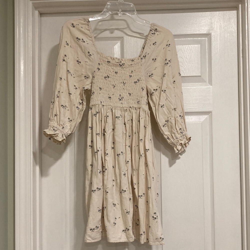 Rylee + Cru Cream Floral Dress